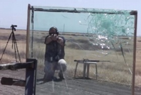 敘利亞防彈玻璃實彈測試